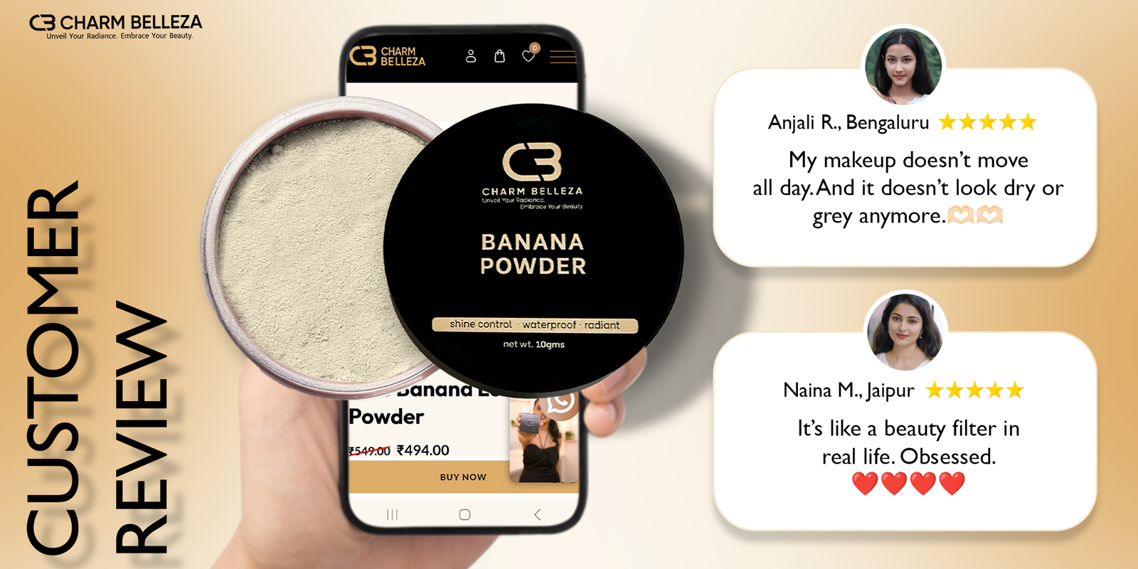 BANANA POWDER 3 - CharmBelleza Online Store - CharmBelleza Online Store